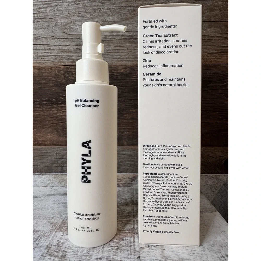 PHYLA pH Balancing Gel Cleanser 100ml – Clarifying Face Wash |‎ MSRP = $32